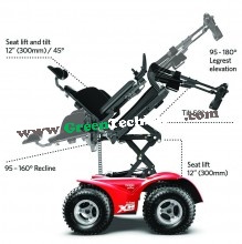 Mobility Extreme X8 4×4 Electric Wheelchair